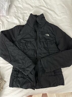 The North Face Black Insulated Zip-Up Jacket